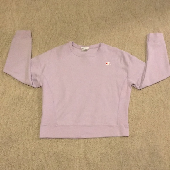 Champion Tops - *WORN ONCE* Light Purple Champion Sweatshirt